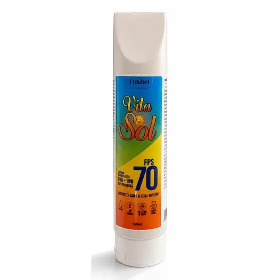 PROTETOR SOLAR VITA SOL 70 FPS TOQUE SECO - 150 ML - LUXBEL