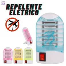 Repelente Luminária Lâmpada Led Mata Mosquitos Tomada Parede Abajur 110V 220V