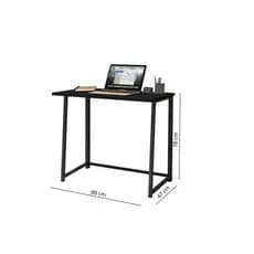 Mesa Dobrável Industrial 80x47x78cm  Mesa Compacta Multiuso para Cozinha Escritório ou Home Office