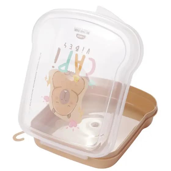 Sanduicheira Plástica Capivara Decorada CAPIvibes Fun