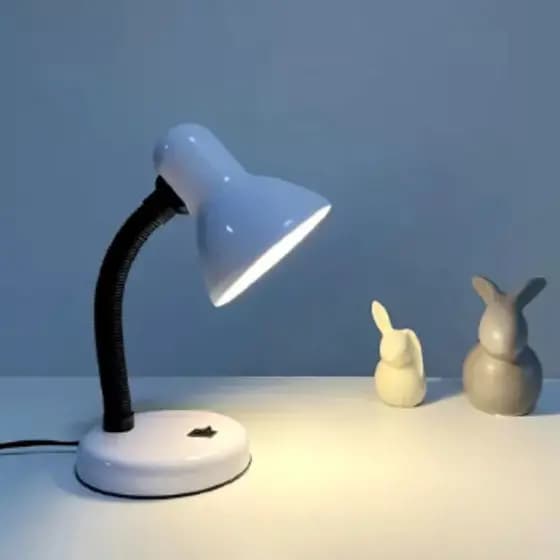 Luminária Mesa Abajur 35cm Articulada Flex Quarto Escritório Bivolt