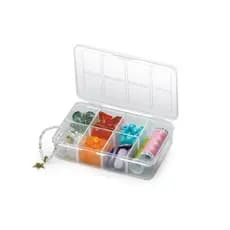 Mini Organizador De Joias & Multiuso 7 Divisões - 13,5x9,5x3,2cm