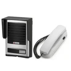 Porteiro Elétrico Mini Branco HDL AML40 Interfone Residencial Compacto com Acionamento Seguro