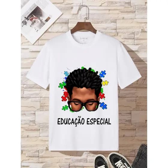 Camisa Educação escolar Blusa T-shirt 806 SH. CP