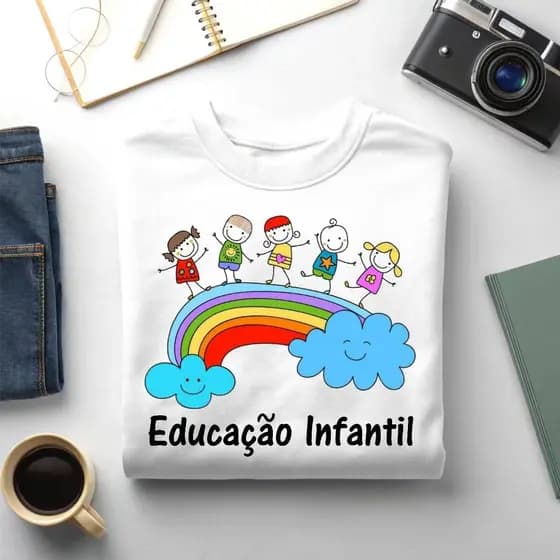 Camisa Blusa Educação Infantil shirt 916 SH. CP
