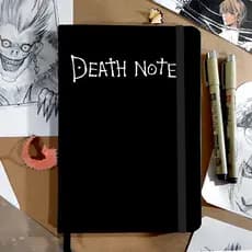 Caderno Sketchbook  DEATH NOTE Capa dura tipo moleskine  pronta entrega