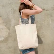 Kit com 10 ECOBAGS 32x38cm GRANDE bolsa ecológica sacola Lisa  - 100% algodão cru