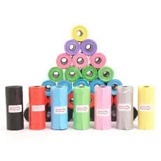 Kit 7 Rolinhos De Saquinhos/Refil De Lixo Para Coco Pet Gato Cachorro