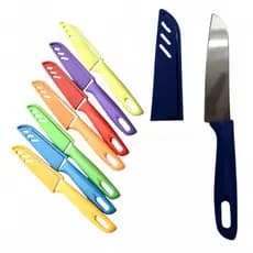 Kit 10 Facas de Aço Inoxidável Portátil Batata Cortador Frutas Vegetal Para Cozinha