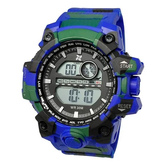Relógio Masculino Camuflado Digital Esportivo Original Caixa