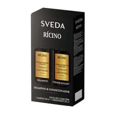 Shampoo + Condicionador Sveda Hair Óleo de Rícino 300ml | Hidratação e Força para seus Cabelos