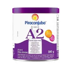 Leite em Pó Integral A2 Instantâneo Piracanjuba 380g | Lata | Fácil Preparo e Sabor Natural