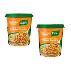 Arroz Prato Fino Express sabores Carne de panela ou galinha caipira Kit 2un. 80g | prático e saboroso