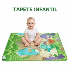 Tapete Infantil Impermeável para Brincadeiras Protege e Serve para Bebês Usarem no Chão em Casa e Viagens