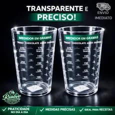 Copo Medidor 500ml Acrílico – Mede Líquidos e Ingredientes Ideal para Cozinha Receitas e Uso Doméstico