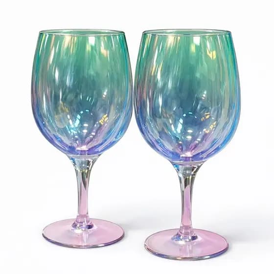 Jogo de Taça Bublle 385ML com 2 Unidades para Vinho ou Água Nadir Figueiredo Ideal Para Mesa Posta Presentes Dia a Dia