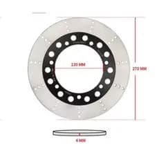 Disco de freio dianteiro, Para Kawasaki KZ1000 KZ1100 GT550 EN500