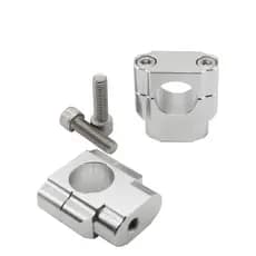 CNC Motocicleta Alça Fat Bar Risers Mount Clamp Adaptador honda CRf250R CRf250X 2004-2015 28mm