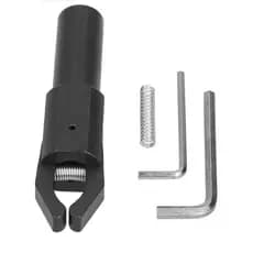 Extrator de tração traseira, extrator de barra CNC ajustável antiderrapante para usinagem para soldagem (25 mm)