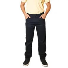 Calça Jeans Masculina Com Elastano Preta Reforçada Com Lycra Promocional