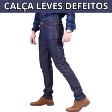 Calça Jeans Com Elastano Barata Direto da Fábrica Com Pequenos e Leves Defeitos LD
