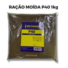 Ração Moída P40 1kg Ideal para fazer ou turbinar massas para pesca em pesqueiro ou represas