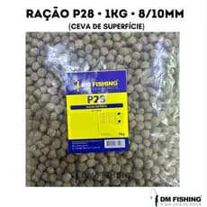 RAÇÃO em GRÃO P28. Ceva para pesca de peixes de pesqueiro e engorda de peixe.