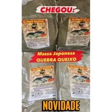 Isca para pesca MASSA JAPONESA QUEBRA QUEIXO. Para tilápias do nilo, san peter, rendali.