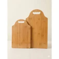 Tábua de Corte em Bambu Dois Tamanhos para Churrasco, Carnes, Tabua de Frios, Legumes e Verduras