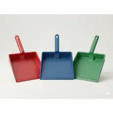 Kit 2 Pás de Lixo com Cabo Curto em Plástico Excelente para Uso Diário Cores Aleatórias