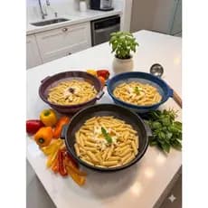 Escorredor de Arroz e Macarrão em Plástico Atóxico de Excelente Qualidade para o Uso Diário