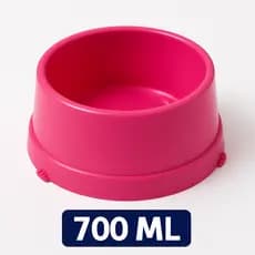 Comedouro para PET Cães e Gatos de Grande e Médio Porte 700ML em Plástico Atóxico Seguro para PET