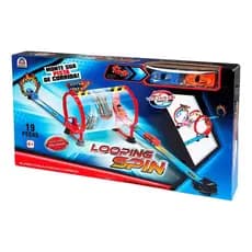 Pista De Carrinho Looping Spin 19 Pecas - Braskit 0401