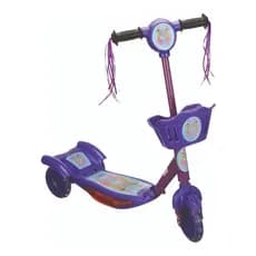 Patinete Infantil Luz E Som Ajustavel 50 Kg Roxo Art Brink