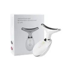 Massageador Facial Rejuvenescedor Intense Pulsed Cor Branco Com Luzes