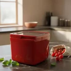 Balde Porta Gelo Alaska 2,5L com Tampa Cooler para Bebidas Cozinha Bar Restaurante Prático Multiusos