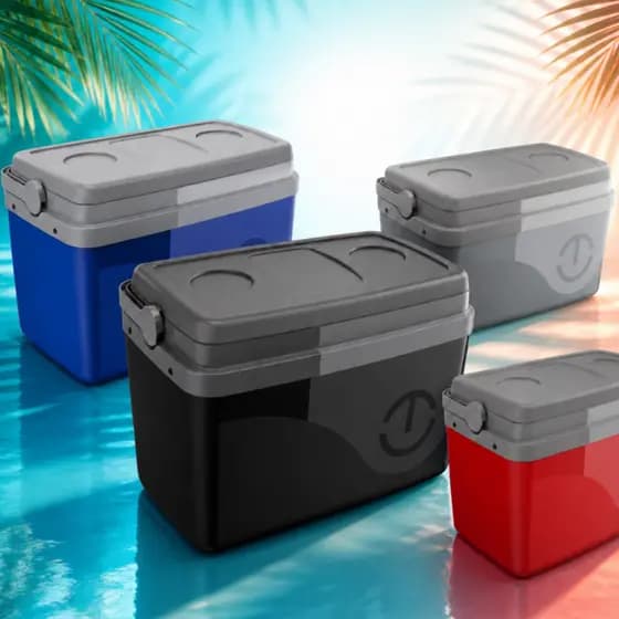 Caixa Térmica Cooler Floripa 7,5L Gelo Reutilizável Praia Piquenique Bebidas Geladas Alimentos Frios