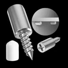 Kit Suporte Pino P/ Prateleiras Parafuso + Capa Protetora