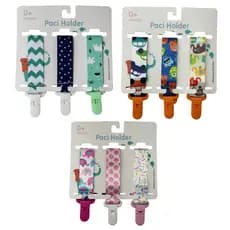 Kit 3 Unid Prendedor Universal Chupeta P/bebê - Clip Unissex