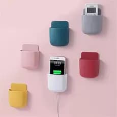 Suporte adesivo de parede para celular, controle de ar-condicionado, controle remoto, suporte de parede