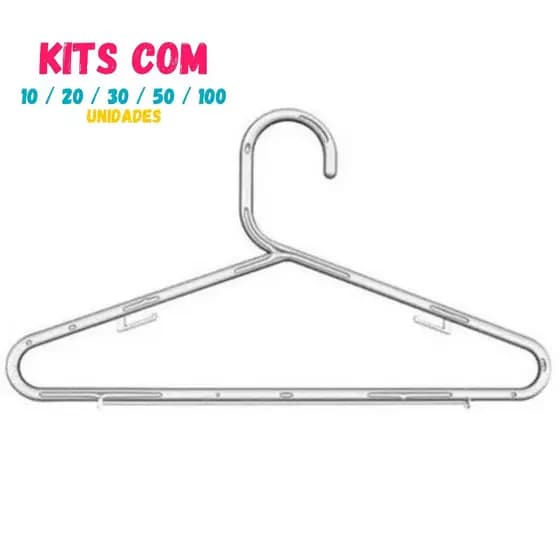 Kits Cabides Infatil em Acrilico Transparente
