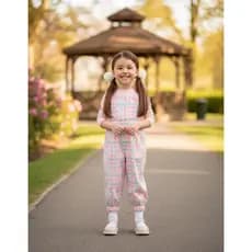 Macacão Mon Sucré Infantil Estampado Longo