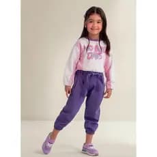 Calça Sarja Mon Sucrè Com Elástico Na Cintura Infantil