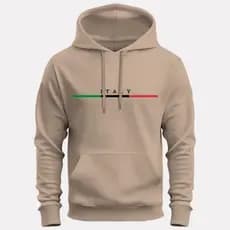 Moletom Masculino Italy Italia país Moletom Canguru Com Capuz e Bolso Flanelado Blusa de Frio