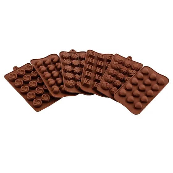 Formas de Silicone para Chocolate Antiaderente | Bombons Sortidos - Ideal para Páscoa