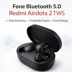 Fone Bluetooth TWS 5.0 Sem Fio Com Microfone Case Carregamento Som Potente Android iPhone