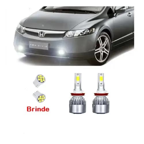 Kit Super Led Honda New Civic Super Led Farol De Milha