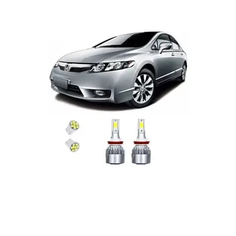 Kit Super Led Honda New Civic Super Led Farol Baixo