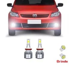Par de Lâmpada Super Led Gol G5 G6 Farol de Milha