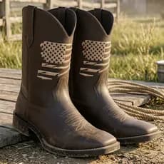 Botina Bota Texana Masculina Cano Longo Barretos Oferta Exclusiva Envio já